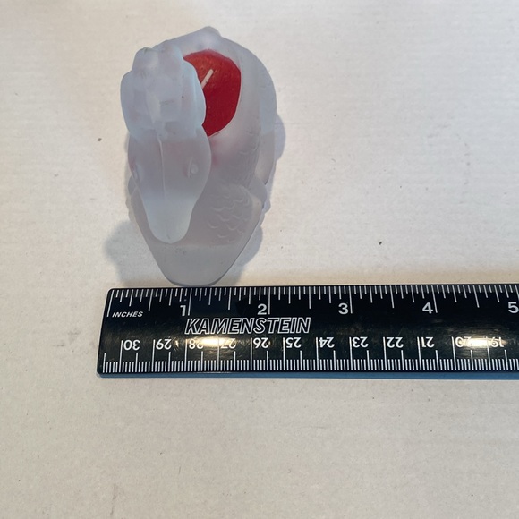 NIB Set of two Glass Reindeer Votive Candles - Picture 6 of 7